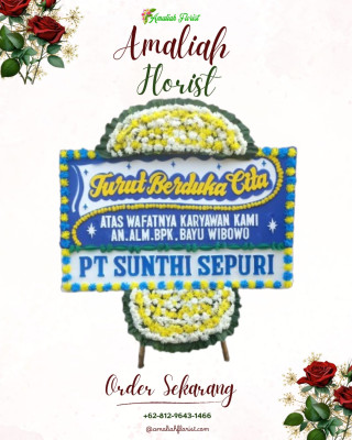 Papan Bunga Duka di Jabungan