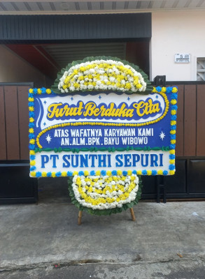 Papan Bunga Duka di Jabungan