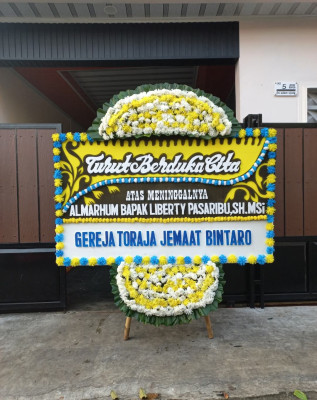 Papan Bunga Duka di Jabungan