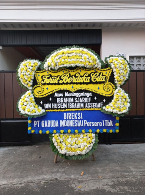 Papan Bunga Duka di Jabungan