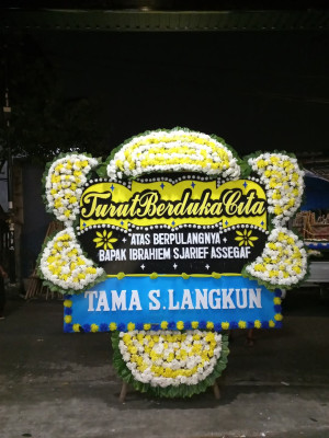 Papan Bunga Duka di Jabungan
